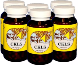 CKLS COLON CLEANSER Six Pack (6 bottles) NEW BODY PRODUCTS  100 Vegicaps - $145.48