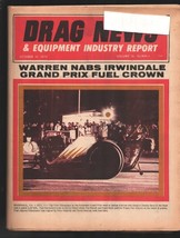 Drag News 10/10/1970-James Warren cover-Irwindale Grand Prix-Full page M &amp; H ... - £35.47 GBP