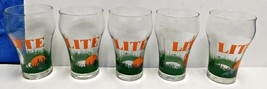 Vintage Collectible Promo Lehigh Valley Lite Drinking Glasses - Lot of 11 - £29.43 GBP