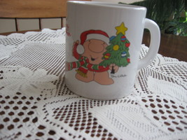 Coffee Mug-Ziggy-Fuzz-Merry Christmas-Stoneware-American Greetings-1983 - £9.38 GBP