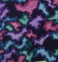 1 Yd Jewel Tone Pink Purple Blue Fabric Country Quilting Fabric - £12.57 GBP