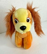 Canasa Lady &amp; The Tramp Plush Dog Stuffed Animal Toy 7.5 in Vintage - £5.53 GBP