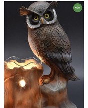 Fragrance Lamp Tart Oil Warmer Beautiful Owl with Dimmer - £37.59 GBP