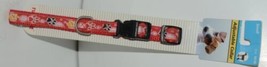 Ruffin It 39441 Adjustable Dog Collar Red Small Size 10 16 Nylon Package 1 - £6.71 GBP