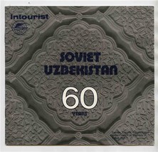 Soviet Uzbekistan 60 Years Intourist Booklet USSR 1984 - £14.24 GBP
