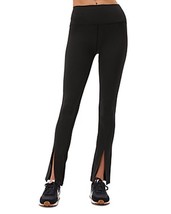 Spiritual Gangster Womens Leti Front Slit Stretch Leggings, Size Small - $55.44