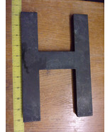 BRONZE LARGE LETTER ‘H’ Spanjer Brothers, Chicago 1940&#39;s - $34.65