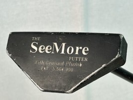 THE SeeMore Putter w/ Ground Plumb ⛳ SeeMore Black Steel 34.5&quot; - L@@K !!! - £46.51 GBP