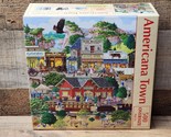SunsOut Oversized &quot;Americana Town&quot; Jigsaw Puzzle - 500 Piece - SHIPS FREE - £15.25 GBP