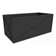 LeisureMod Bonsai Modern Fiberstone and Clay Planter - Rectangular Weath... - $4,476.69 MXN