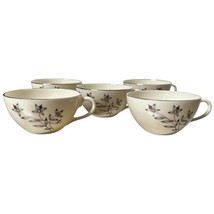 5 Vintage Lenox PRINCESS Cups Platinum Rims Fine China Made USA - $29.95