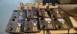 Lot of 6 Avaya 9611g and 2 Avaya 9608 VOIP IP Phones Tested for powering... - $79.99