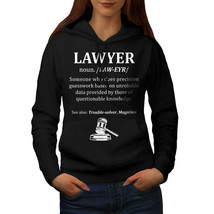 Wellcoda Lawyer Dictionary Womens Hoodie, Definition Casual Hooded Sweatshirt - £29.12 GBP