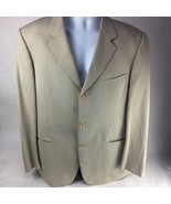 Cerutti 1881 Mens Suit Jacket Beige Pockets Notch Lapel Lined Long Sleev... - £30.68 GBP