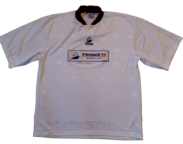 Vtg France Soccer Jersey Mens XL National Football Team FIFA World Cup FFF 1994 - $44.14