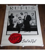 Rufus Band Promo Poster Vintage 1983 Seal In Red Warner Bros. - $150.43 CAD