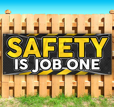 Safety Is Job One Advertising Vinyl Banner Flag Sign Many Sizes Usa - £17.32 GBP+