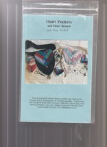 Mary&#39;s Patterns  Heart Pockets  And Heart Brooch and Mini Pocket pattern - £4.78 GBP