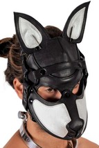 SMU Leather Mascarade halloween Mask Silver 20 - $144.95