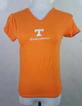 Tennessee Volunteers Womens Top Large Sideline Apparel Orange Embroidered Shirt - £7.81 GBP