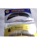 Mustache Human Hair Rubies 2015 Grey or Brown - $9.20