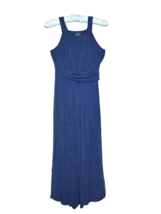 New Anthropologie $168 XXS 2XS Maeve Solid Blue Soft Pleated Midi Dress - AC - £21.78 GBP