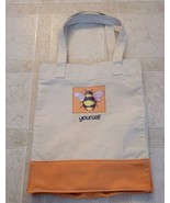 Bee Yourself Natural Canvas Tote Bag Bumblebee Honeybee - £26.91 GBP