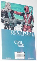 Cable And Deadpool 32 Nm Civil War Cable Vs Deadpool! 1st Print Mcu Movie - £39.95 GBP