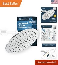 ALL METAL 8 Inch Rainfall Shower Head – CHROME - Shower Head Rainfall - ... - $119.45