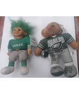 Philadelphia Eagles 2 Mascots Doll &amp; Troll Official Licensed NFL 1991 Co... - £18.74 GBP