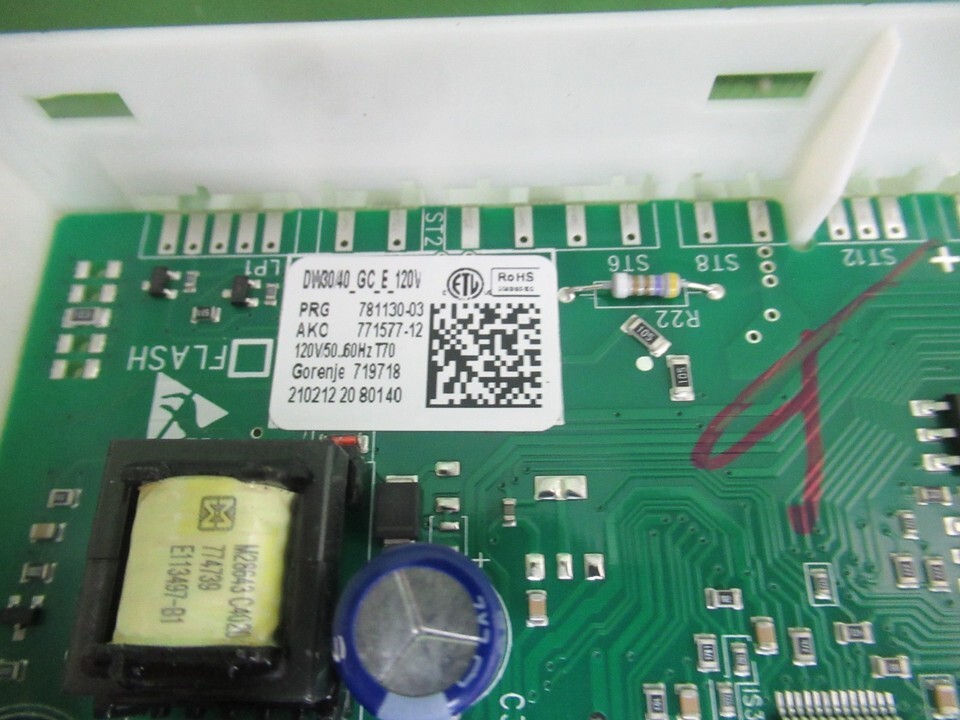 781130-03 771577-12 ASKO Dishwasher Control Board Item image 3
