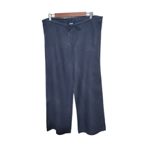 CP Shades XS Gray 100% Linen Drawstring Waist Wide Pants  - $44.54