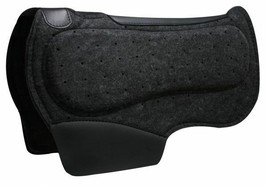 Western Horse Professional Orthopedic Barrel Racing Saddle Pad Airflow Wool Felt - £78.97 GBP