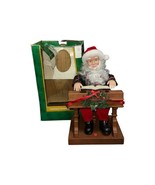 Vintage Christmas Figure Santa at Piano Music Moving 1995 North Pole Pro... - £11.69 GBP