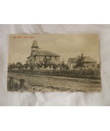Fertile Minn. high school 1909 street view black and white minnesota pos... - $472.21 MXN