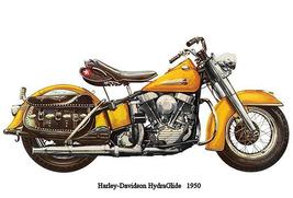1950 Harley-Davidson HydraGlide - Promotional Advertising Poster - $32.99