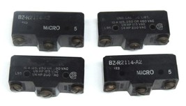 LOT OF 4 HONEYWELL BZ-R2114-A2 LIMIT SWITCHES BZR2114A2 - £32.20 GBP