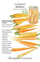 Rainbow Carrot Seeds 400 Milligrams Botanical Interest Fresh Garden USA Shipping - $17.97