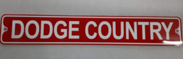 Dodge Country 18 x 3in Metal Sign - Free Shipping - £7.96 GBP