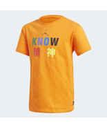 Adidas x Pharrell Williams FR9066 Boy&#39;s Tee Orange ( S ) - $1,251.14 MXN