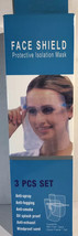 Face shield protective isolation mask anti-spray anti-fogging anti-smoke-SHIP24H - £3.07 GBP