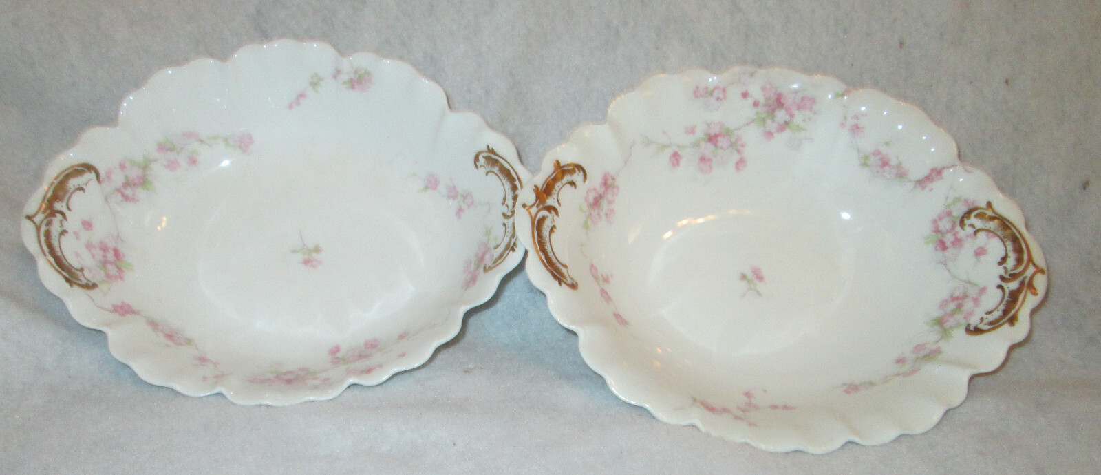 Antique (2) Theodore Haviland Limoges France Porcelain  Serving Dish  Fl... - $68.00