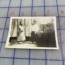 Vintage Photograph 1920s Two Women One Pointing Gun At The Other - £21.20 GBP