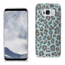 Blue TPU Leopard Case for Samsung Galaxy S8 Plus - Glitter Bling Cover USA Fast - £13.42 GBP
