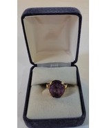 Authenticity Guarantee 
Vintage 14K Yellow Gold Amethyst ESTATE 6ish RIN... - £626.84 GBP