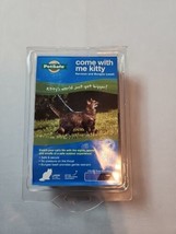 New - Come With Me Kitty Harness &amp; Bungee Leash ~LARGE up 40lbs- Blue!  - $9.95