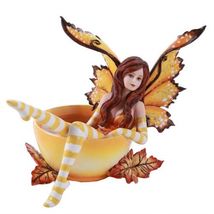 Pacific Giftware Amy Brown Autumn Comfort Cup Fairy Fantasy Art Figurine... - $39.58