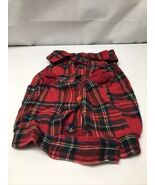 Red Plaid Sweater Dog Costume KG Christmas Xmas - €8,59 EUR