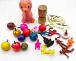 Vintage Toy Junk Drawer 70s 80s 90s Figures Wood Toppers Japan Cowboy Ru... - $19.99