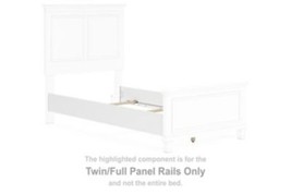 Fortman - White - Twin/Full Panel Rails - $1,531.92 MXN